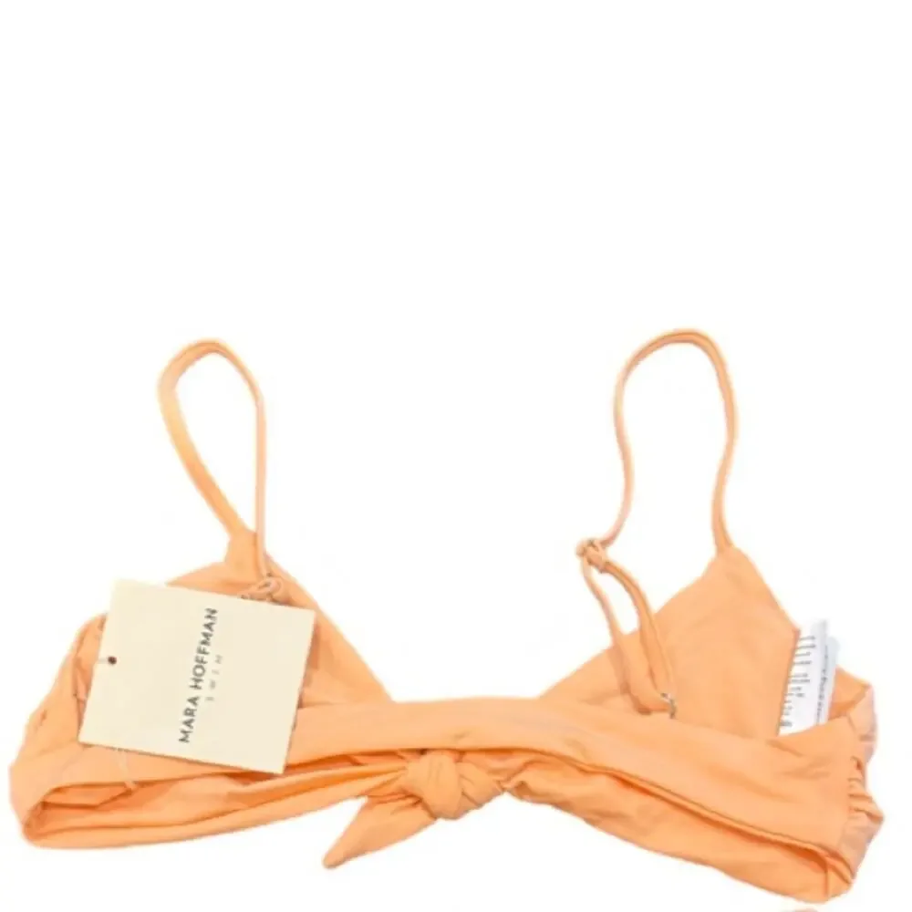 Mara Hoffman Carla Bikini Top - Peach Size M